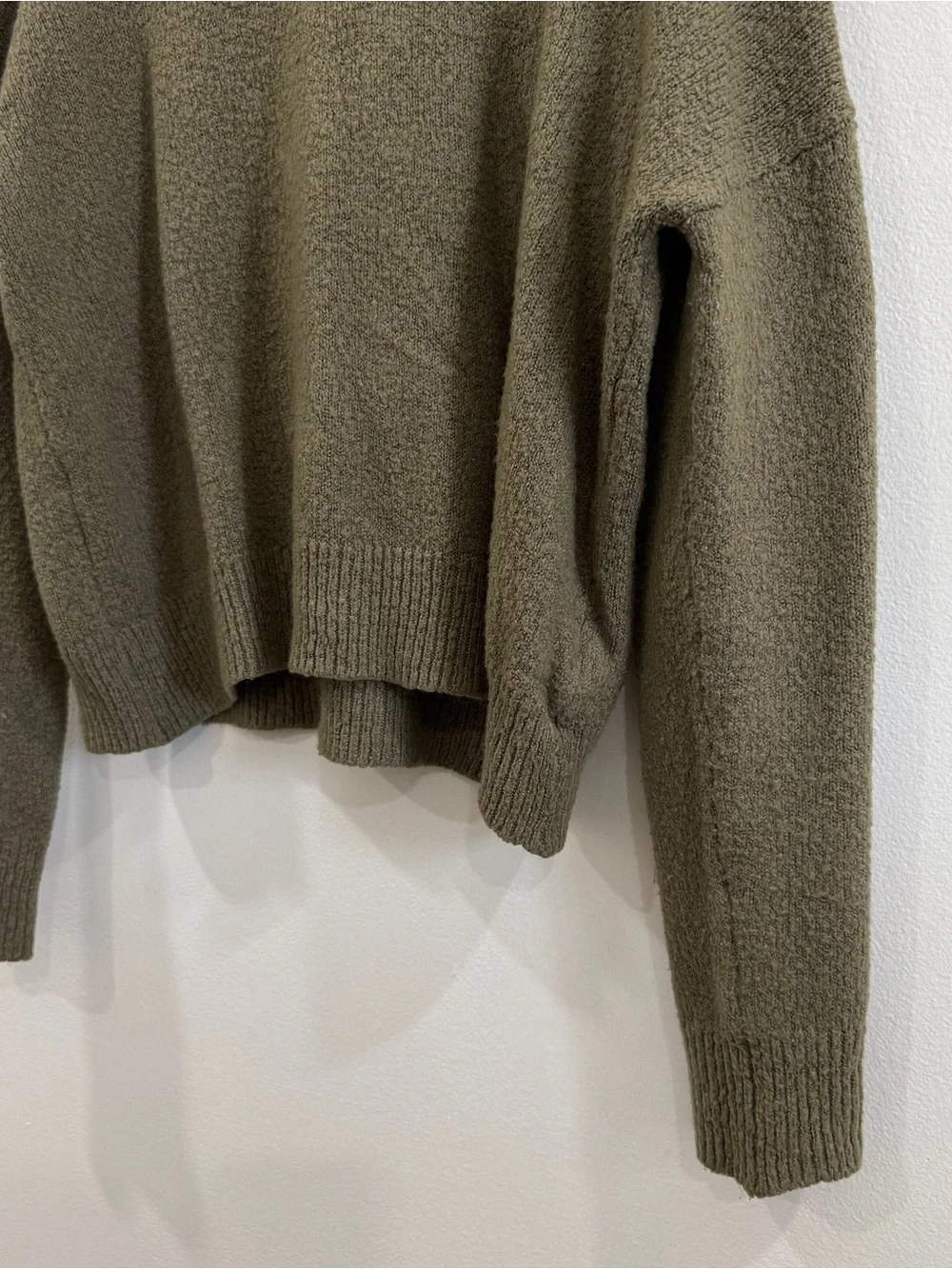 Olive Crewneck Sweater